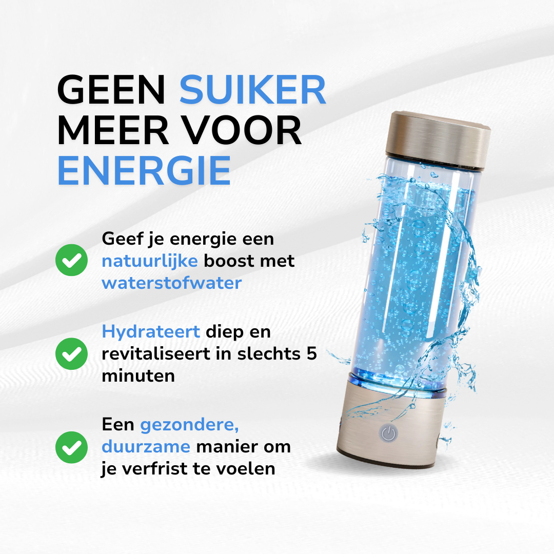 Hypro® Hydrobottle | Bescherm je cellen en boost je energie